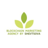 Blockchain Marketing Agency by Shevtsova logo