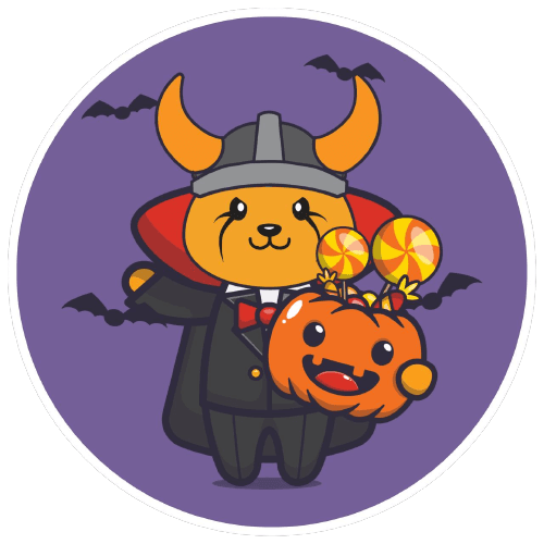 Halloween Floki logo