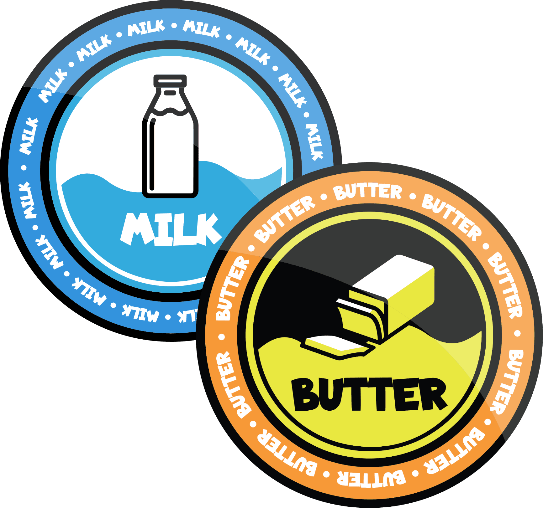 Milk and Butte logo