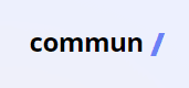Commun logo