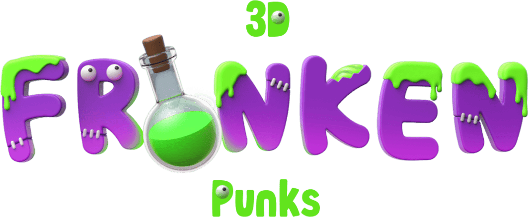 3D FrankenPunks logo