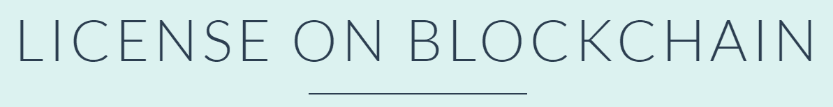 License on Blockchain logo