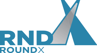 Round X logo