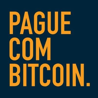 Pague com Bitcoin.Com logo