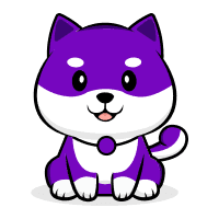 Purple Floki Inu logo