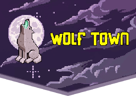 Wolf town logo