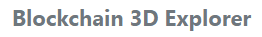 Blockchain 3D Explorer logo