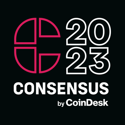 Consensus 2023 by coindesk logo