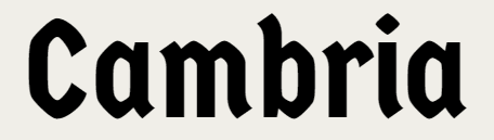 Cambria logo