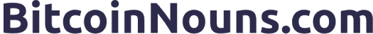 Bitcoin Nouns logo
