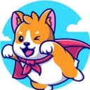Doge Superman logo