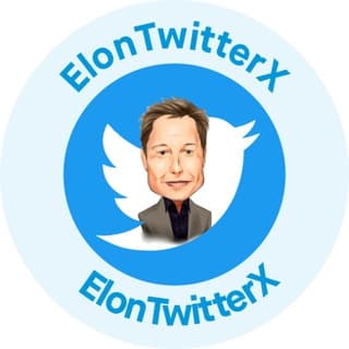 Elon TwitterX logo