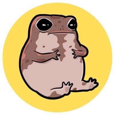 Omochi the Frog logo