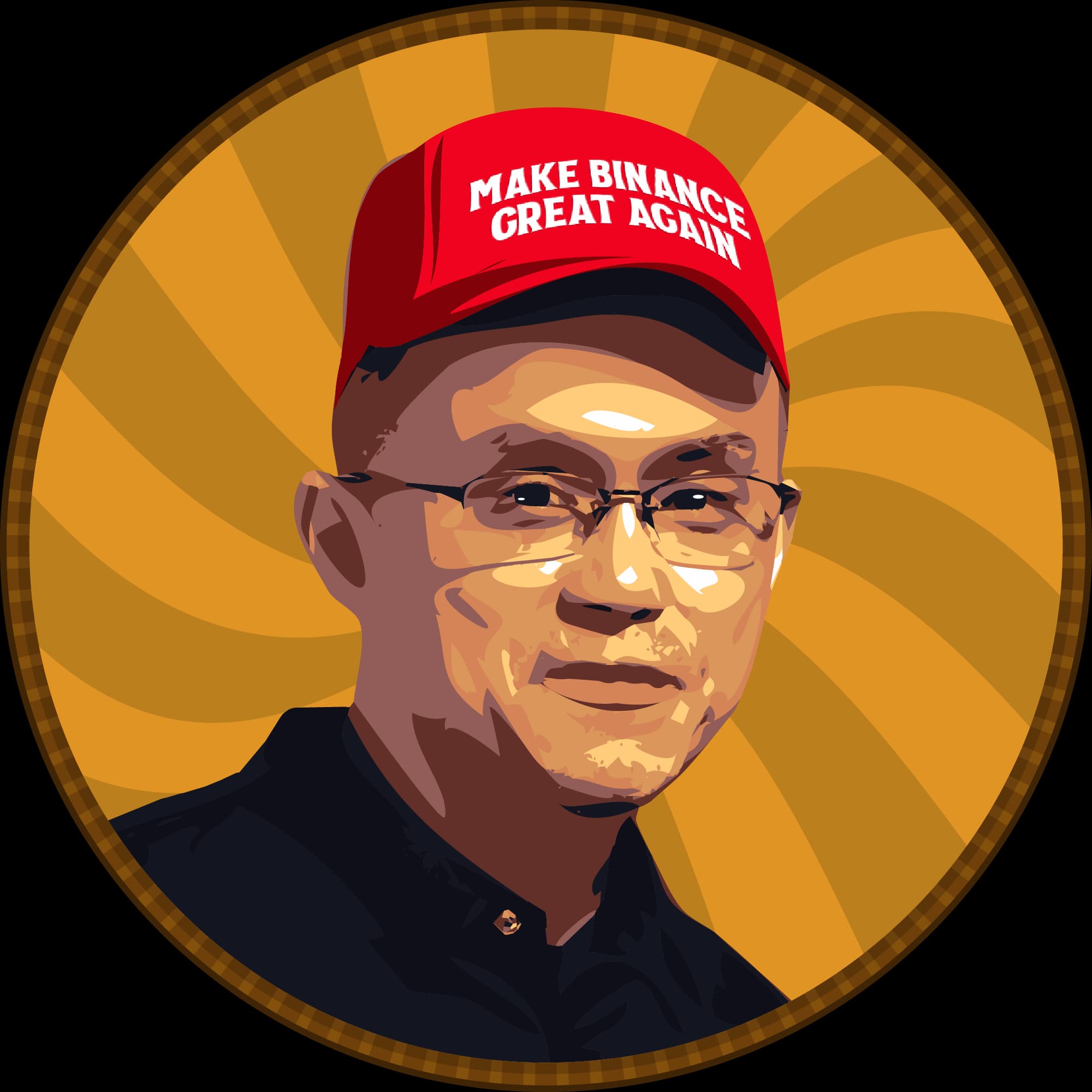Make Binance Great Again logo