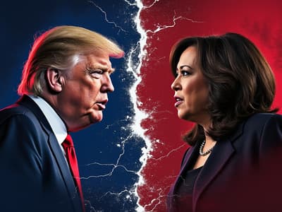 Trump Harris Debate logo