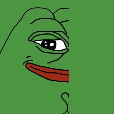 Half of Pepe logo
