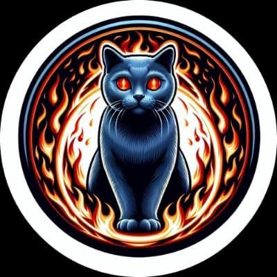 Russian Blue Cat logo