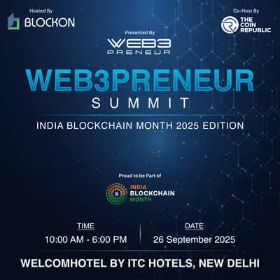 Web3preneur Summit - India Blockchain Month