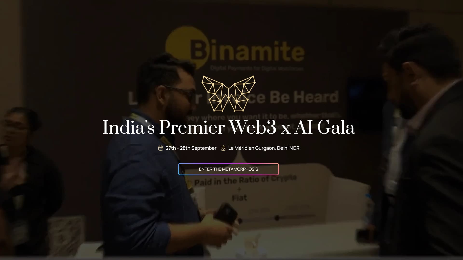 Metamorphosis India's Premier Web3 x AI Gala