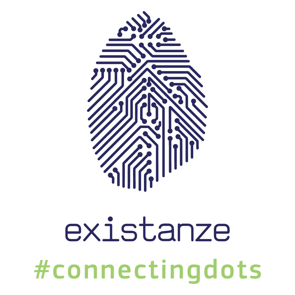 Existanze #connectingdots logo