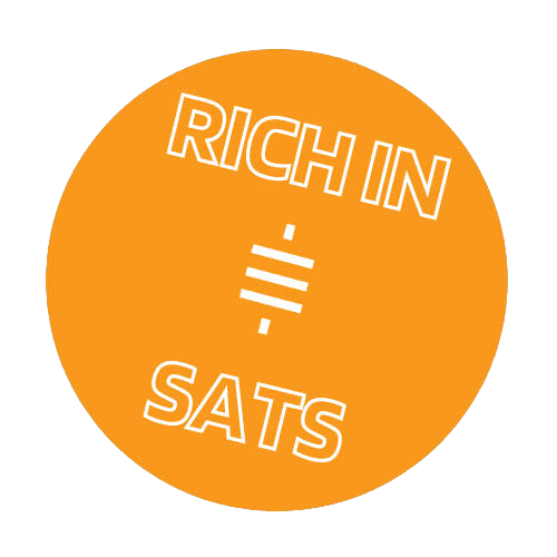 Rich In Sats logo