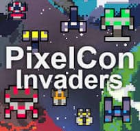 PixelCon Invaders logo