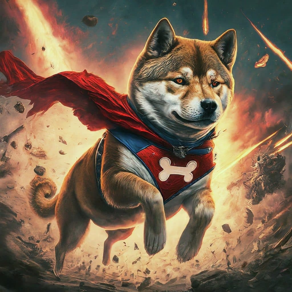 Super Doge Justice League logo