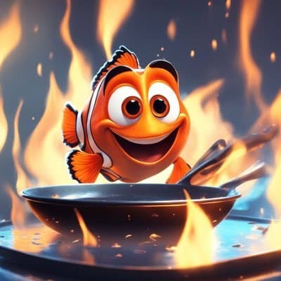 Frying Nemo logo