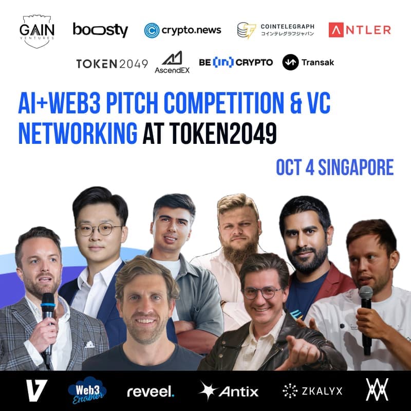 $44,000 AI + Web3 Competition & VC networking by Ga^3in Ventures х Boosty Labs in Singapore